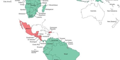 Χάρτης της Μπελίζ για την ελονοσία 
